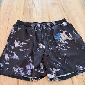 Lululemon Abstract Patterned Swim Shorts